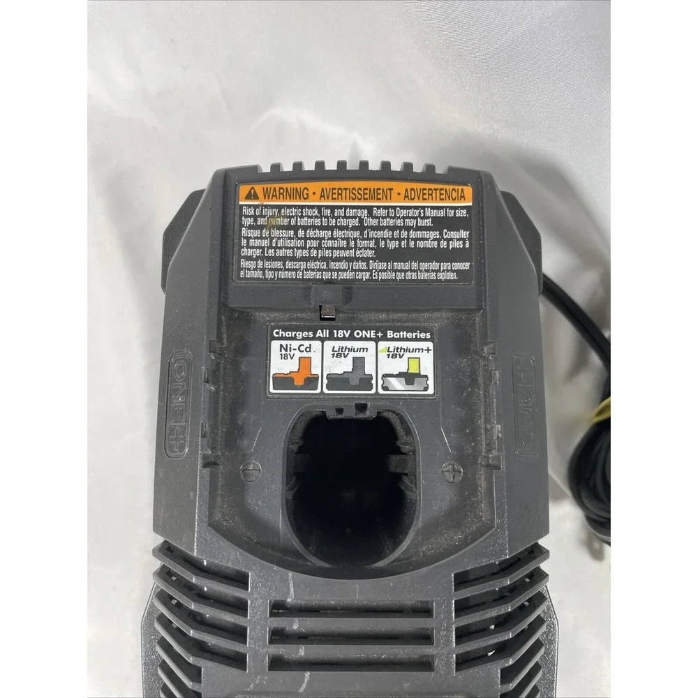 Ryobi One+ P118 18V NiCd Lithium Ion Battery Charger Power Tool Charging Dock